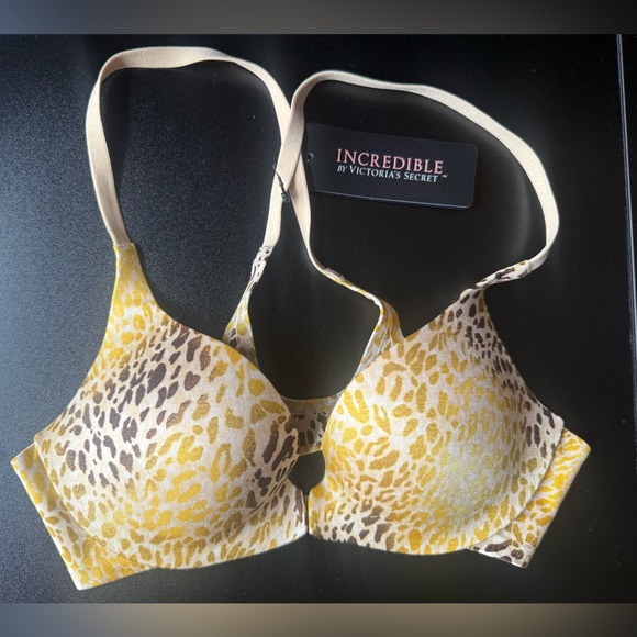 Victoria's SecretYellow and Cream Animal Print Bra